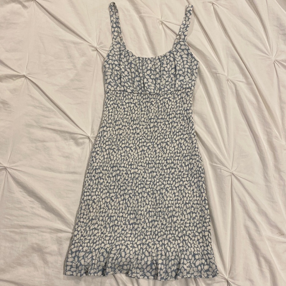 Smocked Floral Dress